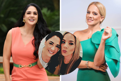 Flor María Palomeque y Gabriela Pazmiño.