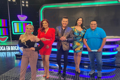 Silvana Torres, La Suka, Miguel Cedeño, Lissette Cedeño y Marlon Acosta.
