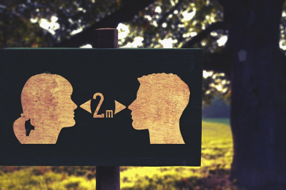 Además del uso de mascarillas, el distanciamiento social es una de las medidas de prevención dispuestas para frenar los contagios.