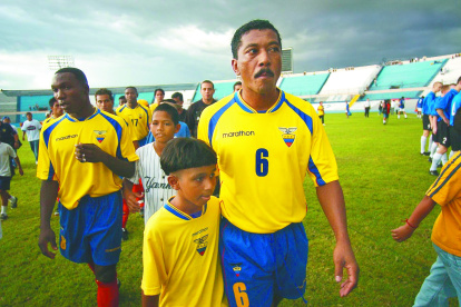 Luis Capurro, uno de los jugadores históricos del fútbol ecuatoriano.