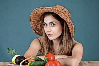 Las frutas y verduras son parte de una alimentación sana.