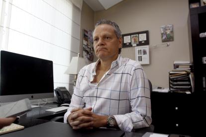 Esteban Paz, dirigente de Liga de Quito, se disculpó con el público.