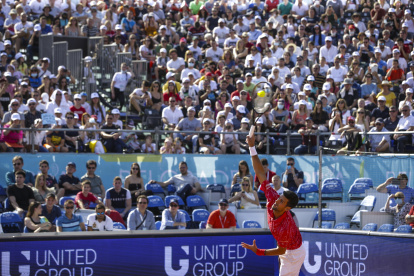 Novak Djokovic lideró esta iniciativa que tuvo buena concurrencia de público en Belgrado.