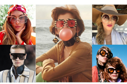 Gafas XXL son tendencia en el 2020.