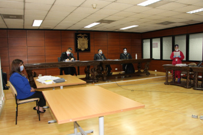 La audiencia encabezada por el juez Iván León se extendió por casi cuatro horas. Se espera la decisión del Tribunal.