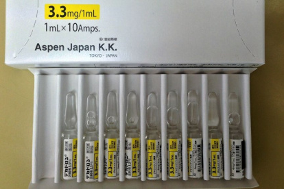 Dexametasona en inyectables.