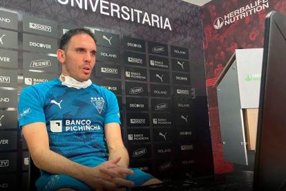 El uruguayo Matías Zunino llegó esta temporada a Liga de Quito en su primera experiencia internacional