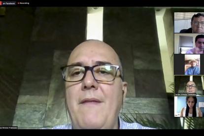 VinicioTroncoso compareció varias veces ante la Asamblea para detallar la situación del banco.