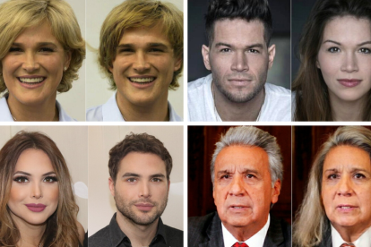 EXPRESIONES pasó por el escaner de FaceApp a Cinthya Viteri, Daniel Betancourth, Érika Vélez y Lenín Moreno