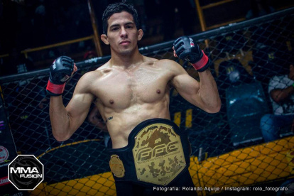 Juan Andrés Luna alcanzó el año  anterior el título del FFC, torneo que se realiza en Perú