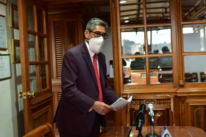 Demanda. Marcelo Dueñas, defensor de Christian Viteri, recusó a los miembros del tribunal de apelación.