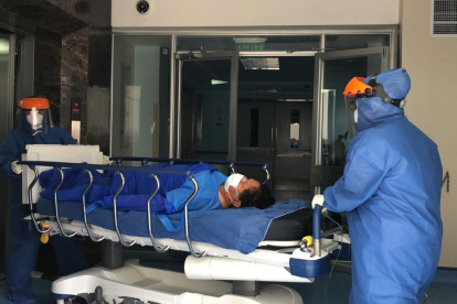 El pasado 15 de junio, solo quedaba una cama libre en el hospital del IESS de Loja.