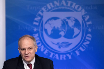 Alejandro Werner, director del Hemisferio Occidental del FMI, explicó ayer las cifras de la región.
