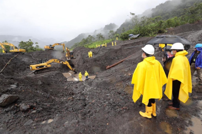 Trabajos de reparación del SOTE en el Ecuador