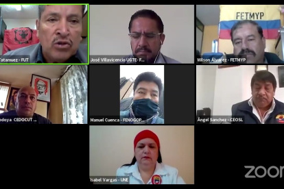 Los dirigentes del FUT dieron una rueda de prensa virtual anunciando su decisión