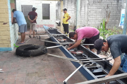 Los integrantes de Regatas Barreiro, de Babahoyo, volvieron a entrenar, a la espera de la decisión final.