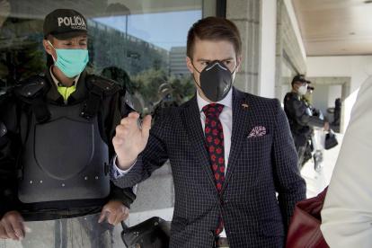 Patrocinio. Felipe Rodríguez es el abogado del activista Fernando Balda.