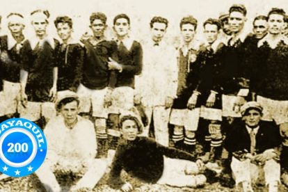 Una foto del equipo de 1925.