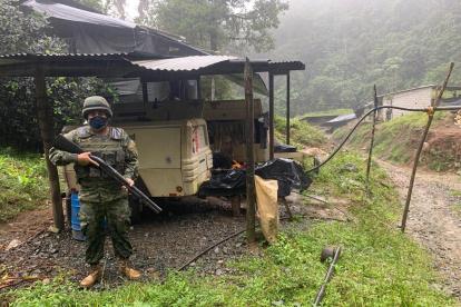 En Azuay se decomisó material destinado a la Minería ilegal.