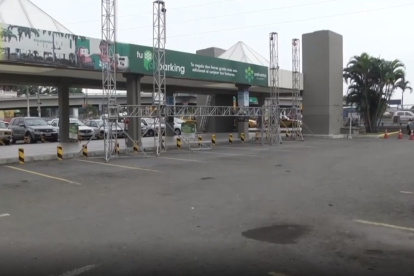 Espacio. El jueves 2 de julio se realizaron las pruebas de campo en el parqueadero.