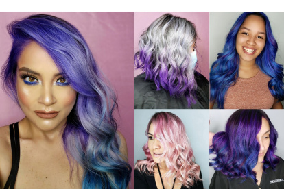 Cabellos con tonos fantasía