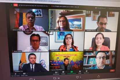 Los consejeros del Consejo de Participación Ciudadana fueron recibidos en la Comisión de Enmiendas de la Asamblea