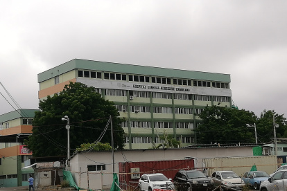 Fachada del hospital Rodríguez Zambrano de Manta.