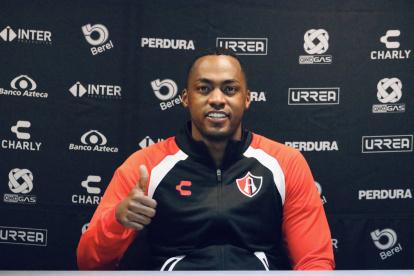 Renato Ibarra, volante ecuatoriano que llegó al Atlas tras no ser tomado en cuenta por el América.