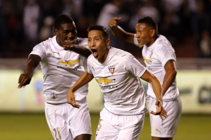 Franklin Guerra es titular en la zaga de Liga de Quito, club con el que tiene contrato por tres temporadas más.