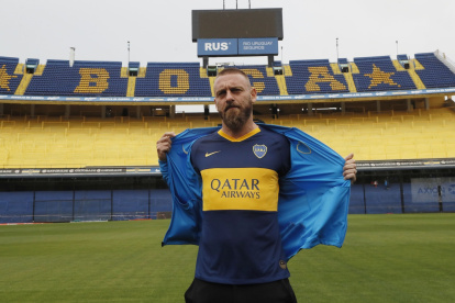 Daniel De Rossi tuvo un paso casi irrelevante por Boca Juniors. Las lesiones lo limitaron.