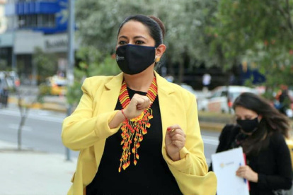 La prefecta de Pichincha, Paola Pabón