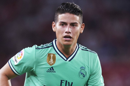 James Rodríguez, mediocampista del Real Madrid, fiel seguidor de "Jorgito El Guayaco" en redes sociales.