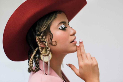 Sofía Reyes para la sesión de fotos de "Idiota", su último sencillo.