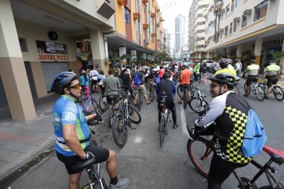 Foto referencial. El año pasado, la actividad congregó a 300 ciclistas de la ciudad.