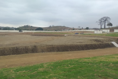 La obra. Fue entregada por la alcaldesa Cynthia Viteri hace unos minutos.