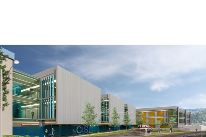 Uno de los diseños arquitectónicos propuestos para el futuro Centro de Innovación de la Salud (CIS), de la Universidad de cuenca.