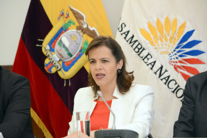María Paula Romo es la primera en la terna para la Vicepresidencia de la República.