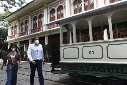 Hecho. El alcalde Juan José Yúnez a su arribo al Parque Histórico, este 20 de julio.