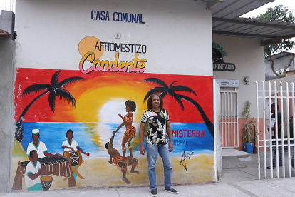 Jimmy Simisterra, de 53 años de edad, es un gestor cultural de la Isla Trinitaria en el sur de Guayaquil