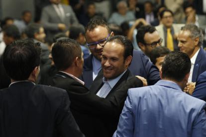 Francisco Egas, presidente de la Ecuafútbol, no se reúne aún con los miembros del directorio.

/GUAYAQUIL- ECUADOR/ ALEX LIMA / EXPRESO