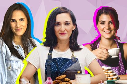 Andrea Salgado, fundadora de Sailor Coffee; María José Noboa, fundadora de Biscotti Galletas; y Ana Belén Guevara, fundadora de las Recetas de Anita Belén.