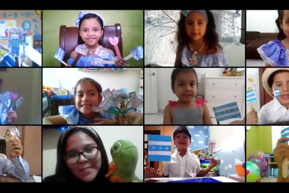 Los estudiantes utilizan las plataformas virtuales para rendir homenaje a Guayaquil