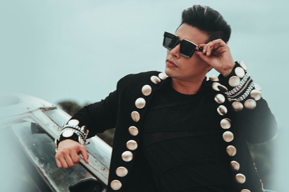 David Guerrero también es fotógrafo. Es el director de arte de su proyecto musical.