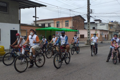 Jornada. Durante este mes, los ciclopaseos se han multiplicado en el sector.