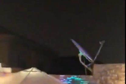 Las imágenes que se difundieron a través de las redes sociales.