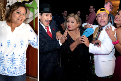 Miriam Murillo junto a sus compañeros de reparto.