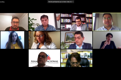 El director del Sistema de pensiones del Instituto Ecuatoriano de Seguridad Social (IESS), José Martínez compareció a la Comisión de Salud