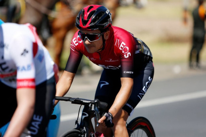 El ecuatoriano lució consistente en la tercera etapa de la prueba. Fue séptimo al final del día y pasó a ser sexto en la clasificación general.