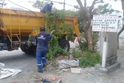 Hecho. Los trabajos se realizaron la tarde de este jueves 30 de julio.