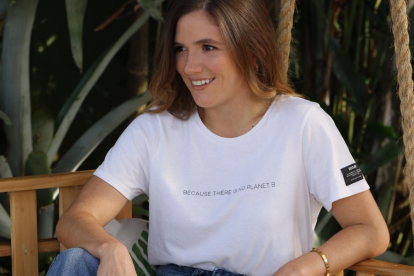 Roberta Lebed en la sesión de fotos para EXPRESIONES